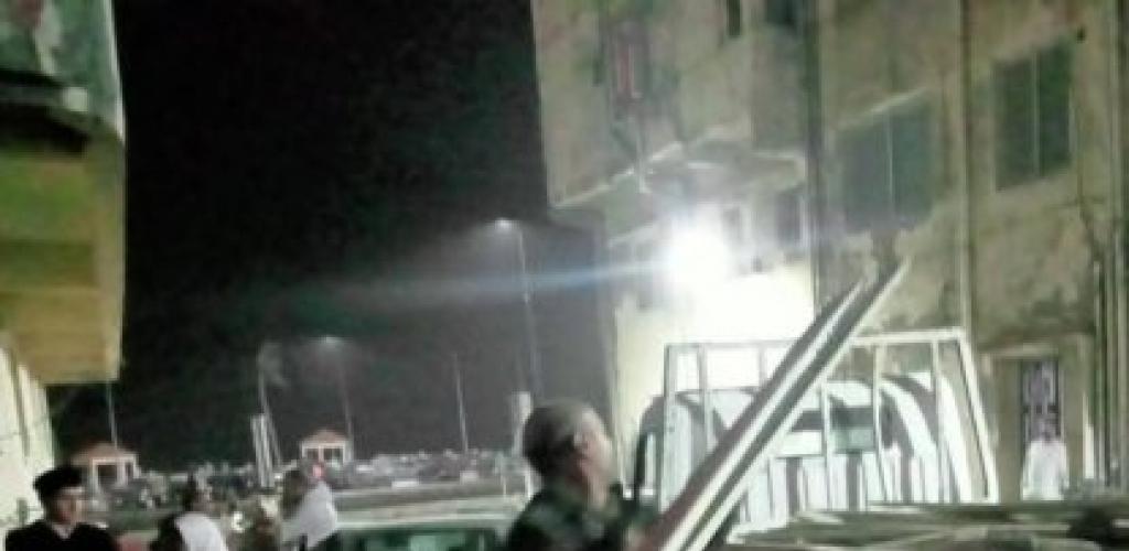 حي وسط... ايقاف اعمال ترميمات مخالفة بطريق الجيش والتحفظ على مواد البناء