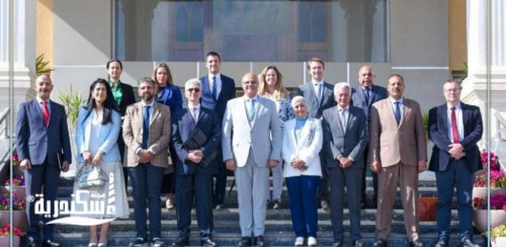 محافظ الإسكندرية يستقبل وفد الاتحاد الأوروبي لبحث تعزيز التعاون الاقتصادي وجذب الاستثمارات