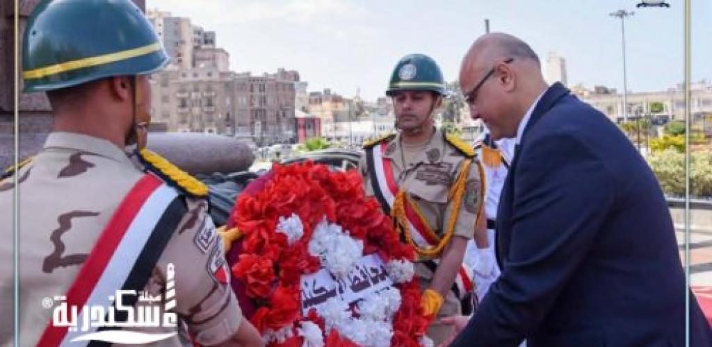 في ذكرى تحرير سيناء الـ 44.. محافظ الإسكندرية ومدير الأمن يحيون ذكرى الشهداء بميدان محطة مصر