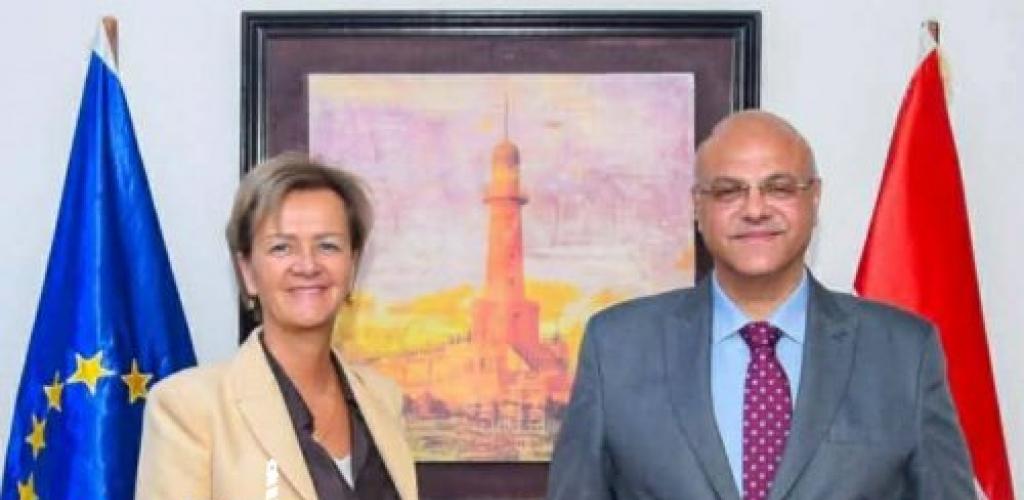 محافظ الإسكندرية يستقبل سفيرة الاتحاد الأوروبي لبحث تعزيز التعاون المشترك ودعم التنمية المستدامة