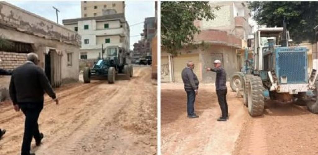 بـ "وفورات الخطة الاستثمارية".. رصف طرق حيوية وتطوير منظومة الصرف بـ "عامرية أول"