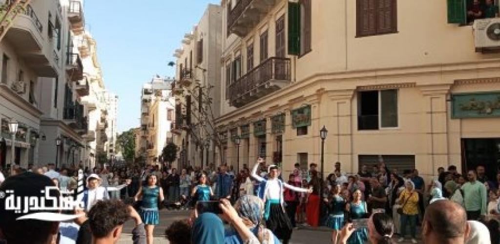 شارع النبي دانيال يتحول إلى منصة مفتوحة للفنون والإبداع في قلب الإسكندرية