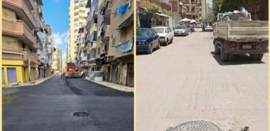 لرفع كفاءة الشوارع وتيسير الحركة.. الإسكندرية تواصل حملاتها الموسعة لترميم الحفر ورصف الطرق بمختلف الأحياء