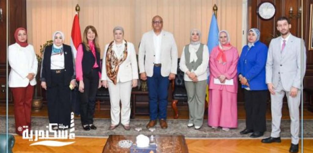 محافظ الإسكندرية يبحث مع رئيسة "القومي للطفولة" سبل تعزيز منظومة حماية الطفل ودعم مبادرات المجلس