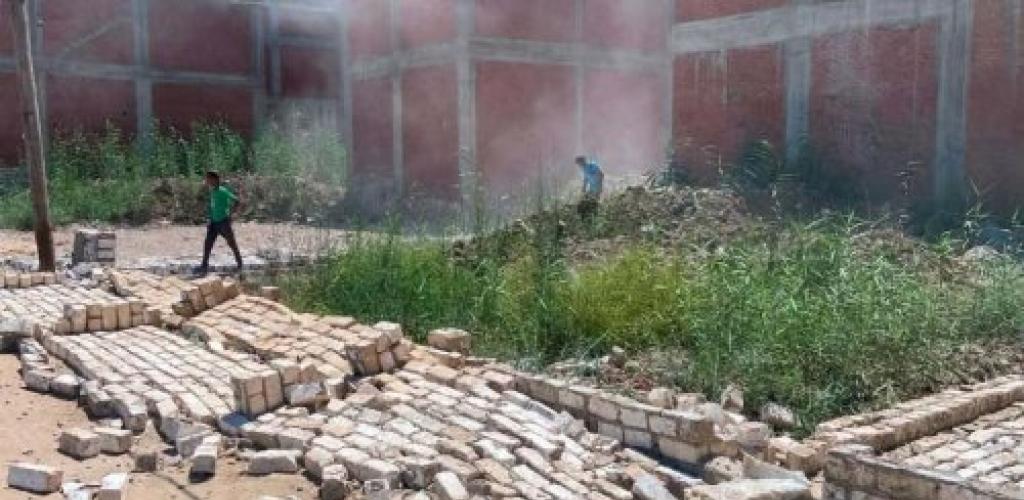 حملة مكبرة بـ "منتزه أول الإسكندرية" تدك 4 حالات بناء مخالف بالظهير الريفي