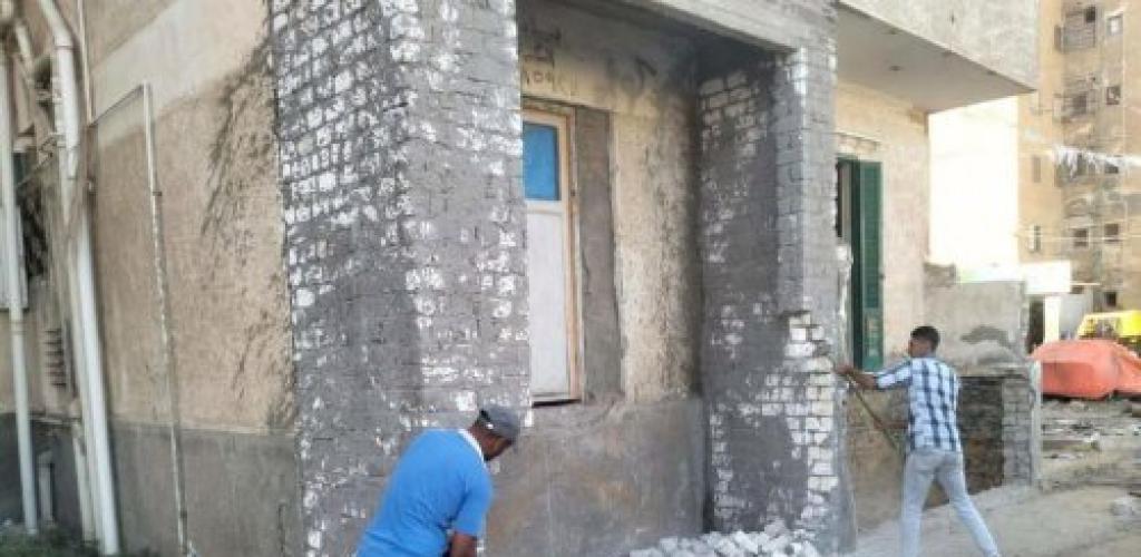 إحباط تحويل شقق سكنية لمحلات تجارية ورفع إشغالات شوارع العامرية أول
