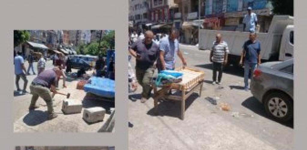 حملة مكبرة لحي شرق الإسكندرية تسفر عن رفع 125 حالة إشغال وهالك في "باكوس"