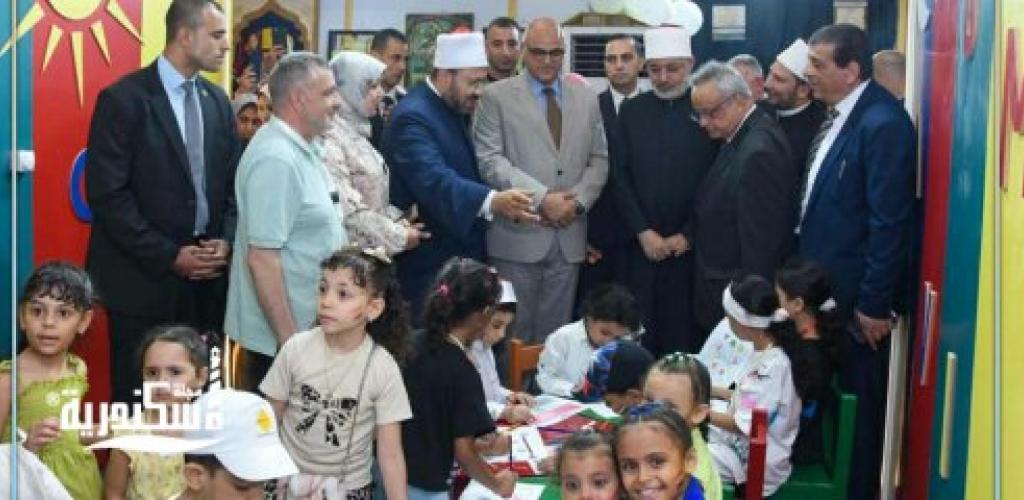 على هامش معرض الكتاب.. مفتي الجمهورية ومحافظ الإسكندرية يبحثان توظيف الذكاء الاصطناعي في الفتوى