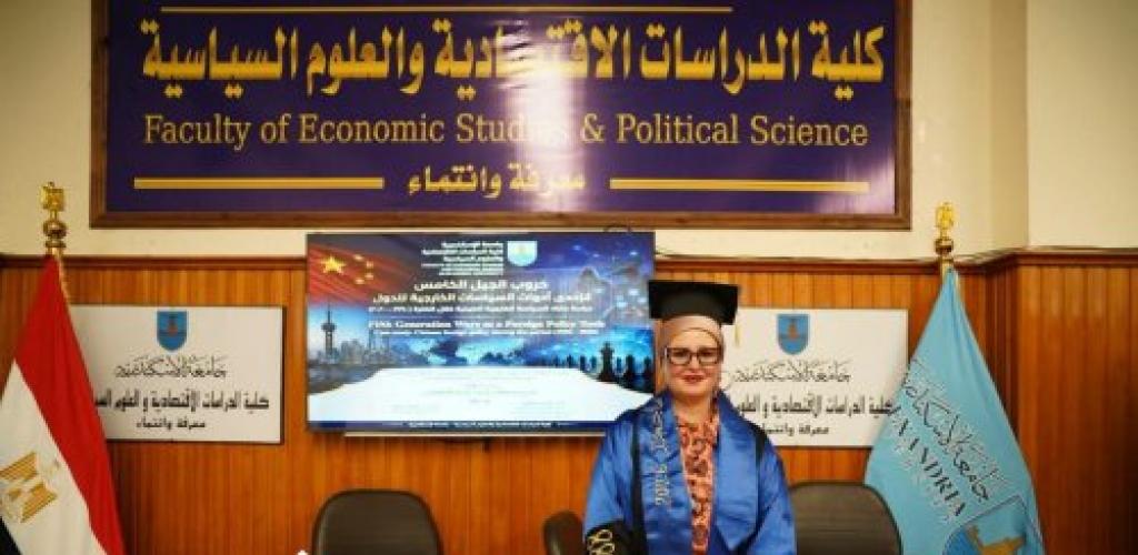 وكيل نقابة الصحفيين بالإسكندرية تناقش حروب الجيل الخامس والسياسة الخارجية الصينية في رسالة ماجستير بجامعة الإسكندرية ترصد أدوات النفوذ في النظام الدولي