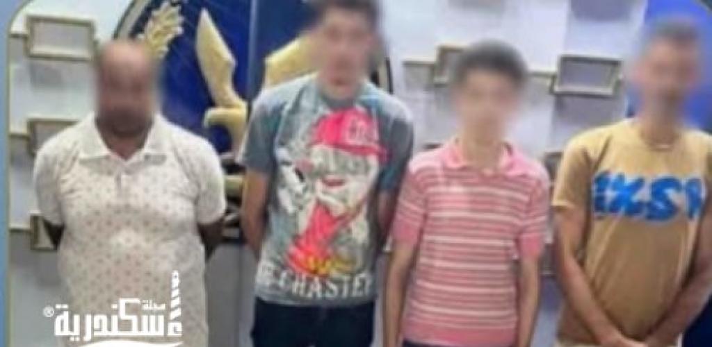 ضبط المتهمين بتهديد شخص بسلاح أبيض أمام مقابر بالإسكندرية