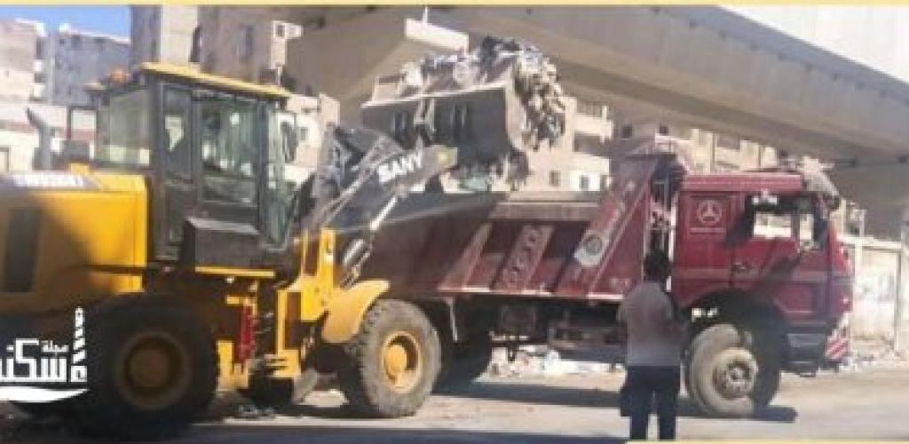 رفع 150 طن مخلفات في حملات مكبرة لحيي المنتزه أول وثان استجابة لشكاوى المواطنين