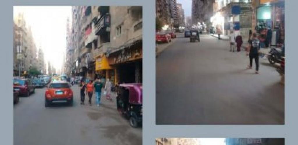 حي ثان المنتزه يكثف جهوده الميدانية لفرض الانضباط المروري بشارع 25 وإزالة التعديات