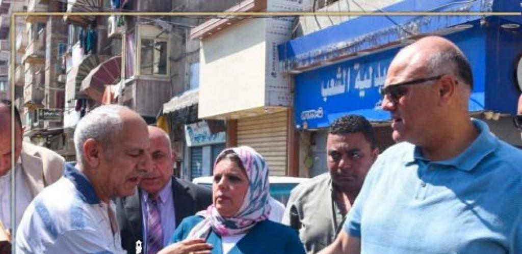 جولة ميدانية مفاجئة لمحافظ الإسكندرية بمنطقة باكوس: متابعة الإشغالات ورصف الشوارع الحيوية بحي شرق