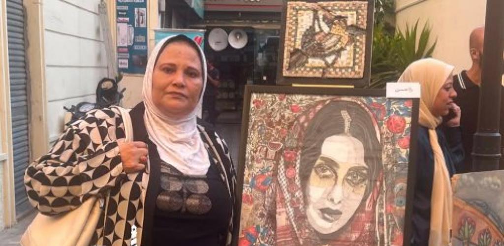 فناني الملتقي العالمي للفنون بالإسكندرية يشاركون في مبادرة شارع الفن ب النبي دانيال