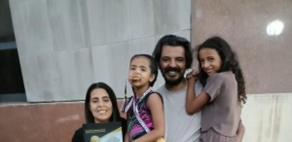 كاميليا الهواري تحصد الميدالية الذهبية في كأس مصر للجمباز الفني تحت 6 سنوات