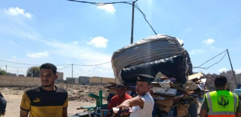 نهضة مصر تشارك في حملة أمنية مشتركة مع مديرية أمن الإسكندرية للحد من ظاهرة النباشين بنطاق أحياء المنتزة أول و ثاني