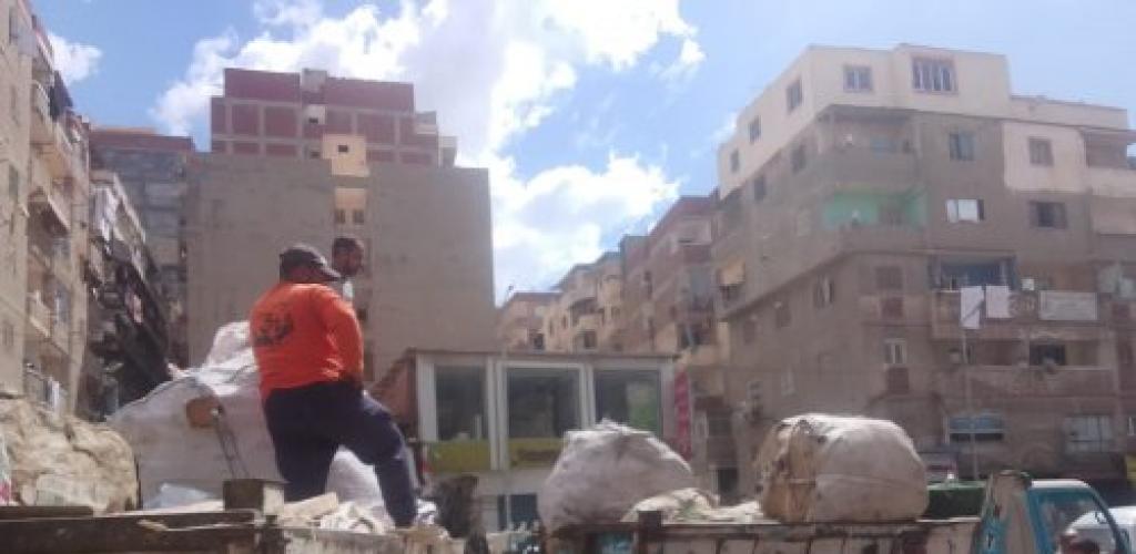 نهضة مصر تشارك في حملة أمنية مشتركة مع مديرية أمن الإسكندرية للحد من ظاهرة النباشين بنطاق حي العجمي