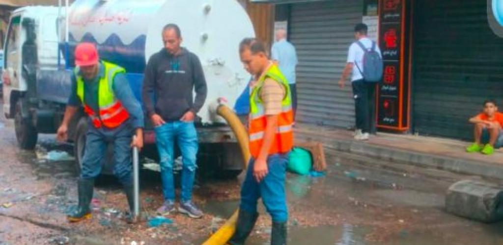 شركة الصرف الصحي بالإسكندرية ترفع حالة الطوارئ لمواجهة موجة الأمطار