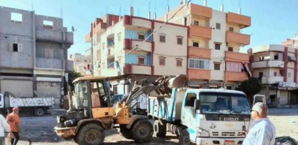 صحة البيئة بالإسكندرية: رفع 300 طن مخلفات بالطريق الصحراوي ومناطق «العامرية أول»