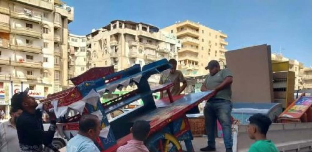 حملة مكبرة بـ "عجمي الإسكندرية" تُسفر عن ضبط 441 حالة إشغال