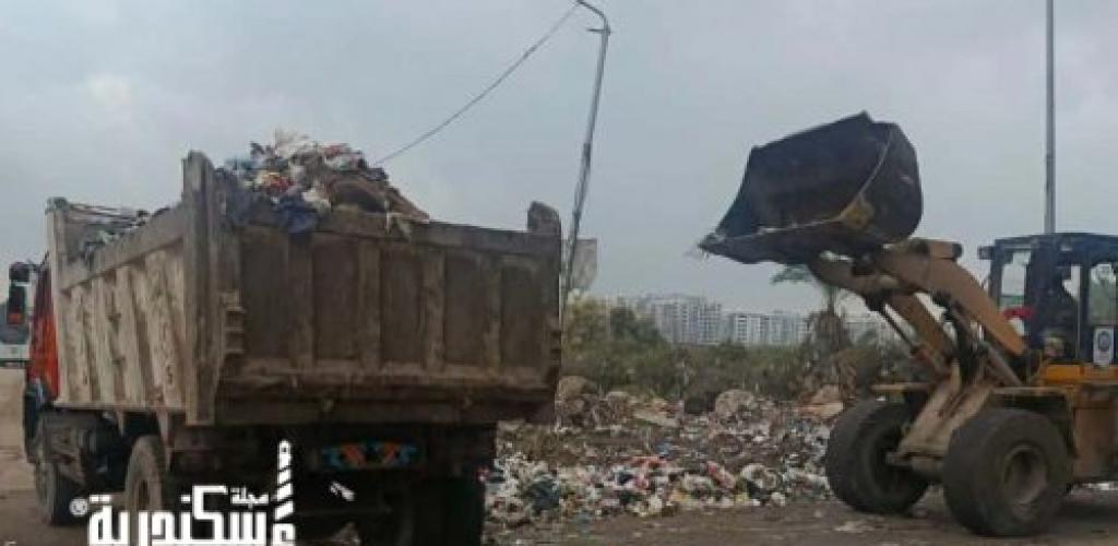 حملات مكثفة لرفع المخلفات والأتربة بحي ثان المنتزه في الإسكندرية