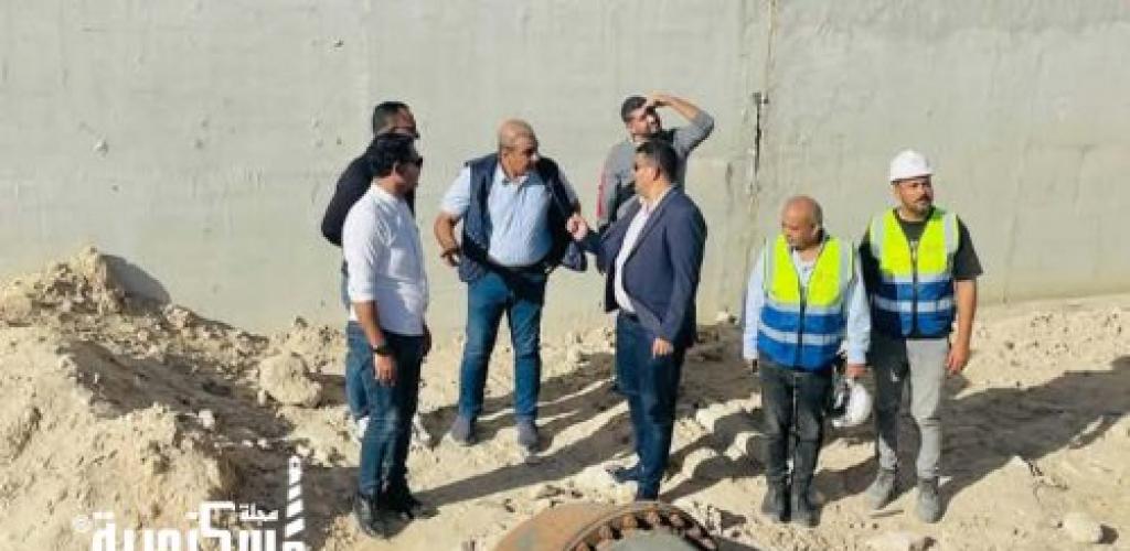 رئيس شركة الصرف الصحي بالإسكندرية يتفقد مشروع خط طرد محطة طلعت مصطفى ومحطة معالجة الـ21 بالعجمي