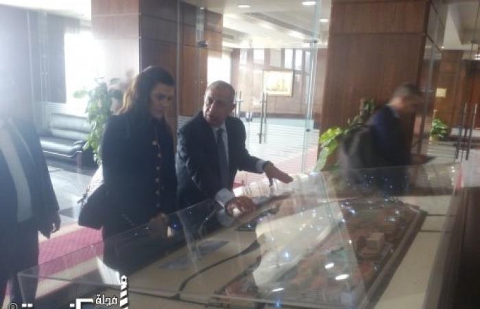 ناتاسا بليدس نائب وزير النقل القبرصي الشكر للدكتور اسماعيل عبد الغفار على حسن الاستقبال