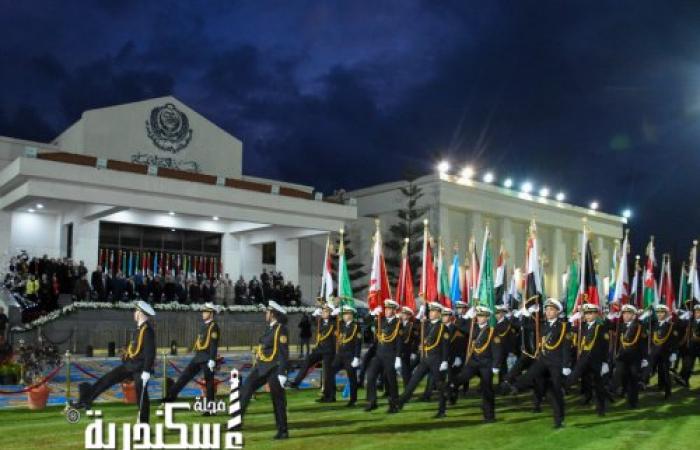 محافظ الإسكندرية ووزير النقل يشهدان حفل إتمام الدراسات البحرية الأساسية للدفعة 92 لطلبة كلية النقل البحري والتكنولوجيا
