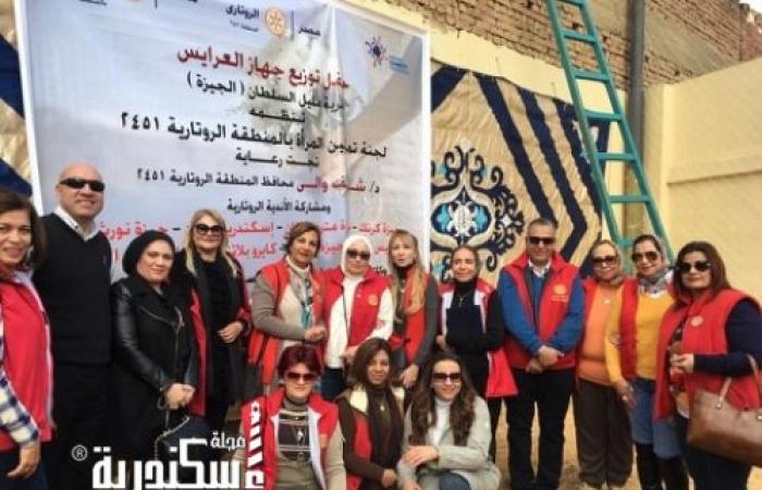 أميمية الشيخ : لجنة تمكين المرأة بالمنطقة الروتارية  جهزت 170 بيت زوجية على مستوى ربوع مصر