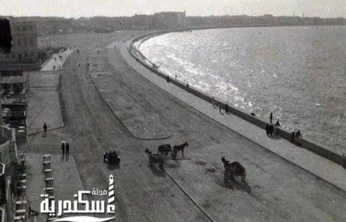 كورنيش الإسكندرية عام 1914