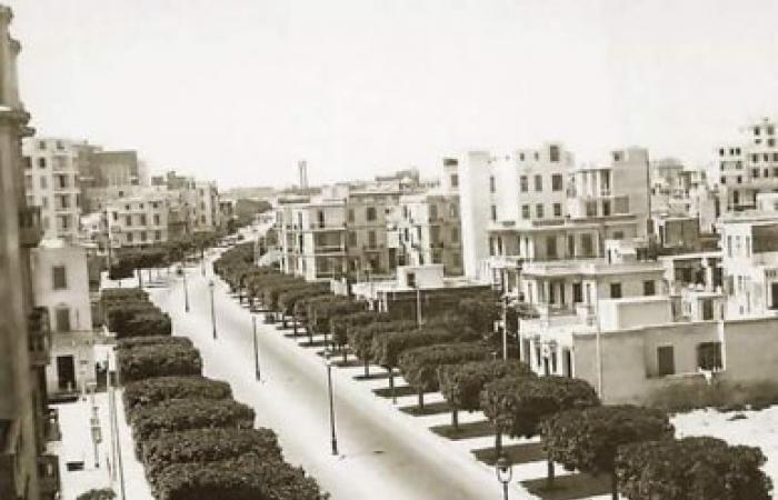 شارع ابو قير بالإسكندريه عام ١٩٣٩