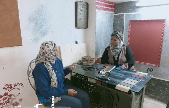 المرأة الحديدية" قصة أول صانعة أثاث من الحديد فى الاسكندرية ( صور )