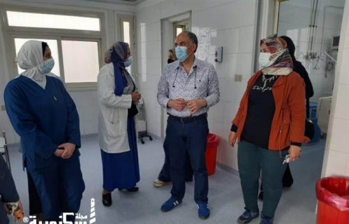 بحضور "وكيل وزارة الصحة بالإسكندرية"افتتاح قسم عناية مركزة لمصابي كورونا بالحميات