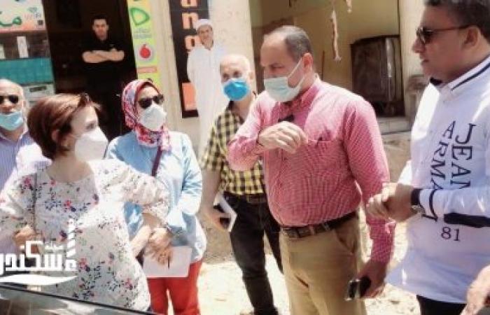 نائبة المحافظ...تتفقد مواقع مشروعات حي العامرية أول