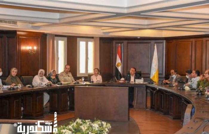 محافظ الاسكندرية مناقشة خطة إعداد المخططات التفصيلية للمناطق غير المخططة ومناطق الامتداد العمراني