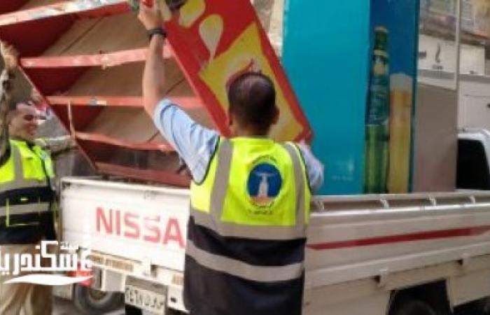 حملات مكبرة لمتابعة تطبيق مواعيد الغلق الصيفية وإزالة الإشغالات بالإسكندرية