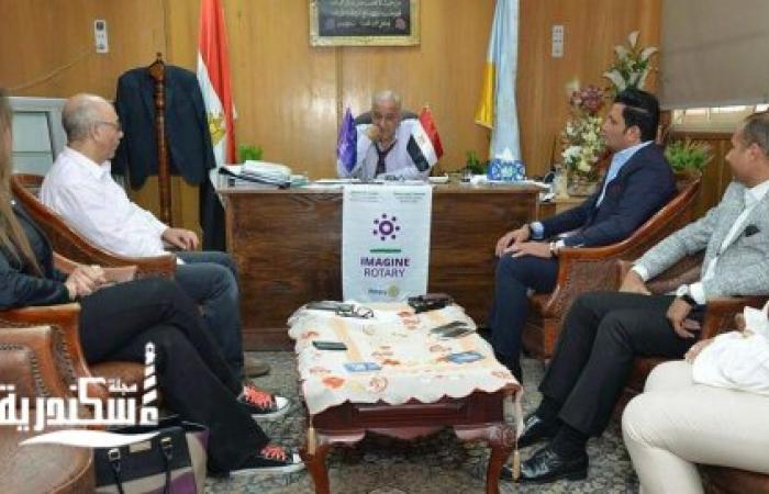 وفد روتاري غرب  في زيارة رسمية لمديرية الشئون الصحية بالإسكندرية