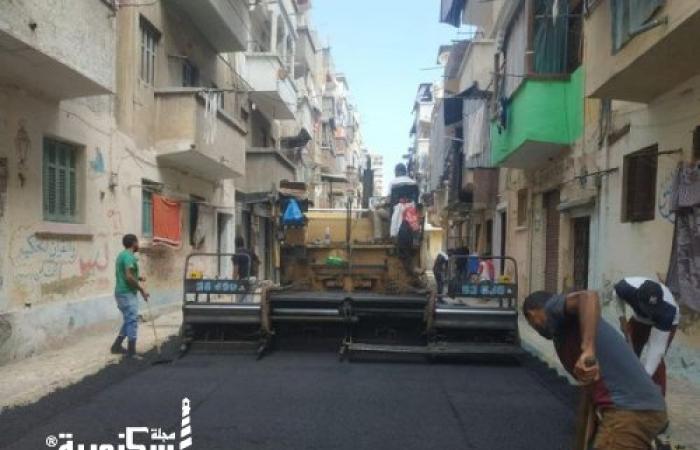 رئيس حي غرب...رصف شوارع الاتحاد والعلويين وعين جالوت