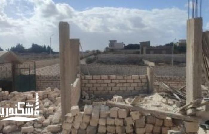 حملات مكبرة لإيقاف أعمال البناء المخالف والتعدى على الأراضى بالإسكندرية