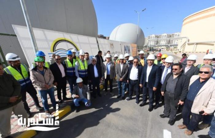 وزير الإسكان يتفقد اللمسات الأخيرة بمحطة التنقية بالإسكندرية