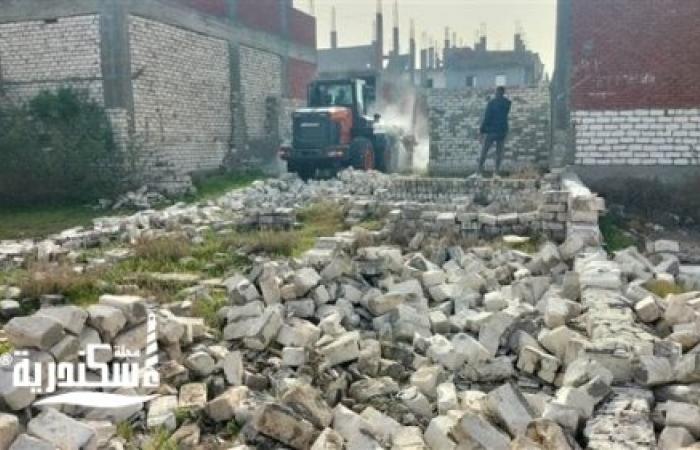 أحياء الإسكندرية.....حملات مكبرة لإزالة التعديات على أراض أملاك الدولة