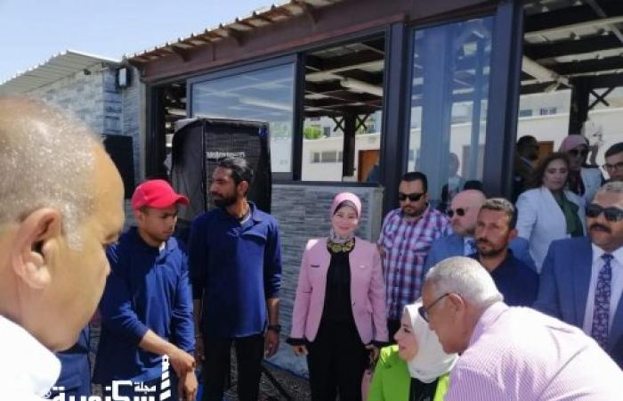 رئيس حي الجمرك تتسلم درع المحافظة باحتفالية ابطال التحدي بين قصر روما والفرعون المصري  بالاسكندرية
