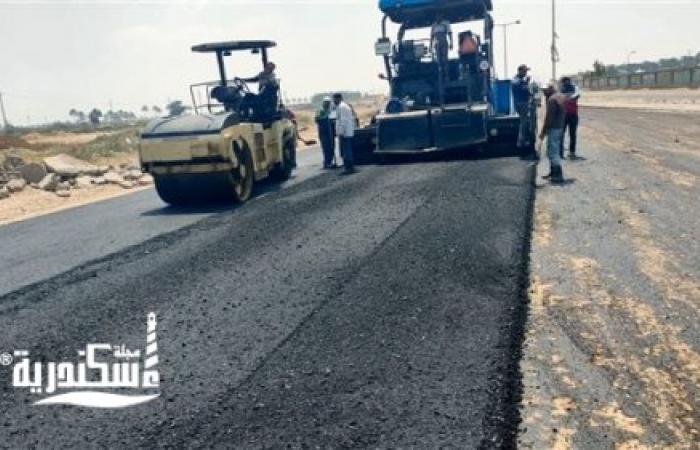 محافظ الإسكندرية....تخصيص 20 مليون جنيه لرصف 6 شوارع  رئيسية بنطاق حي العامرية أول