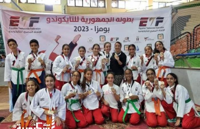 ابطال سموحة يحرزون 669 ميدالية متنوعة في بطولة الجمهورية للتايكوندو بومزا