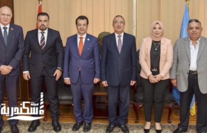 محافظ الإسكندرية يستقبل وفد الأمانة المركزية لمحافظة الإسكندرية للتحالف الوطني للعمل الأهلي والتنموي