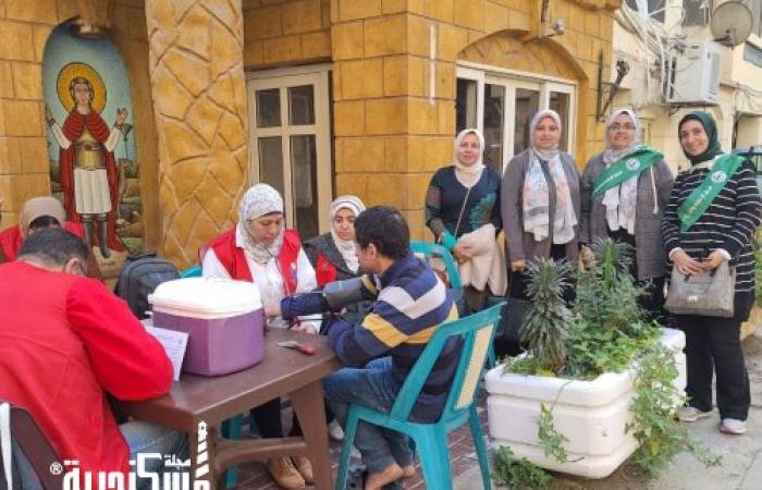 تواجد فرق التأمين الطبي بمحيط الكنائس بالإسكندرية