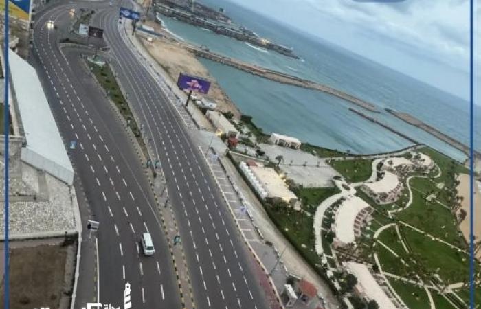 محافظ الإسكندرية....إظهار الشوارع بالشكل الجمالي والحضاري اللائق وإظهار خطوط مسارات السيارات