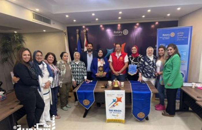 مديرة المركز الأفريقى لصحة المرأة تتحدث عن الأمومة و الطفولة بندوة بروتارى سان ستيفانو