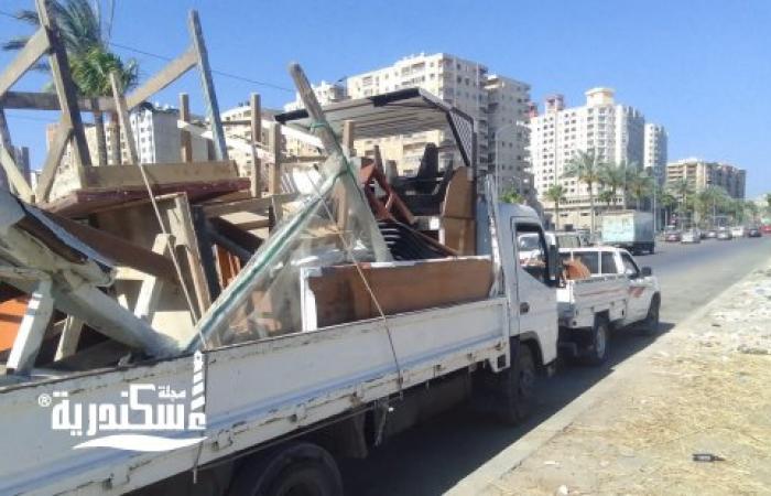 حي منتزة أول .... حملة صباحية مكبرة لإزالة الإشغالات والتعديات وتحقيق السيولة المرورية
