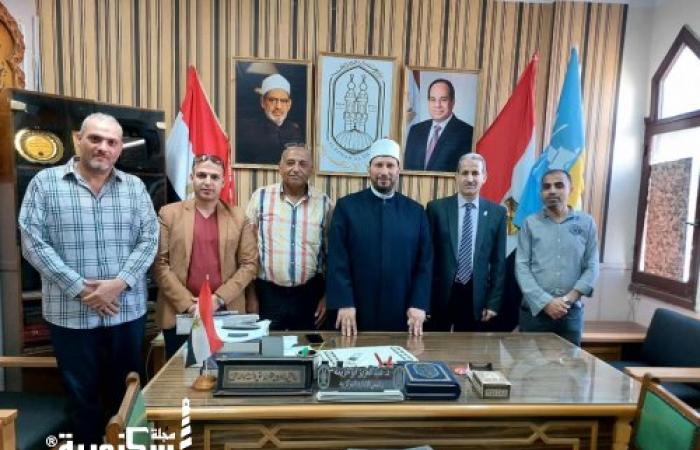 منطقة الإسكندرية الأزهرية تستقبل وفد الإدارة العامة لأملاك وأوقاف الأزهر لمتابعة الأوقاف وتفعيل دورها المجتمعي